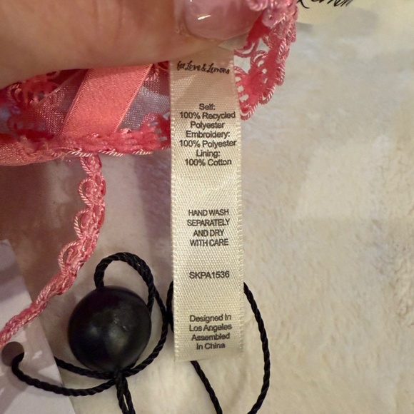 New! For Love and Lemons Love Bouquet Floral thong Panty 31339 - Picture 14 of 15